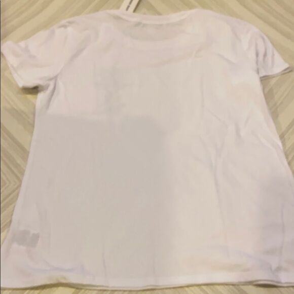Suburban Riot White T-Shirt with a List of Wine, Size XS - Picture 4 of 4
